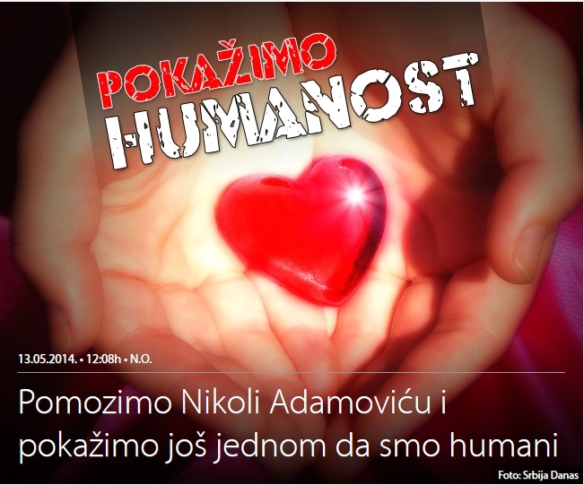 Pomozimo Nikoli Adamoviću